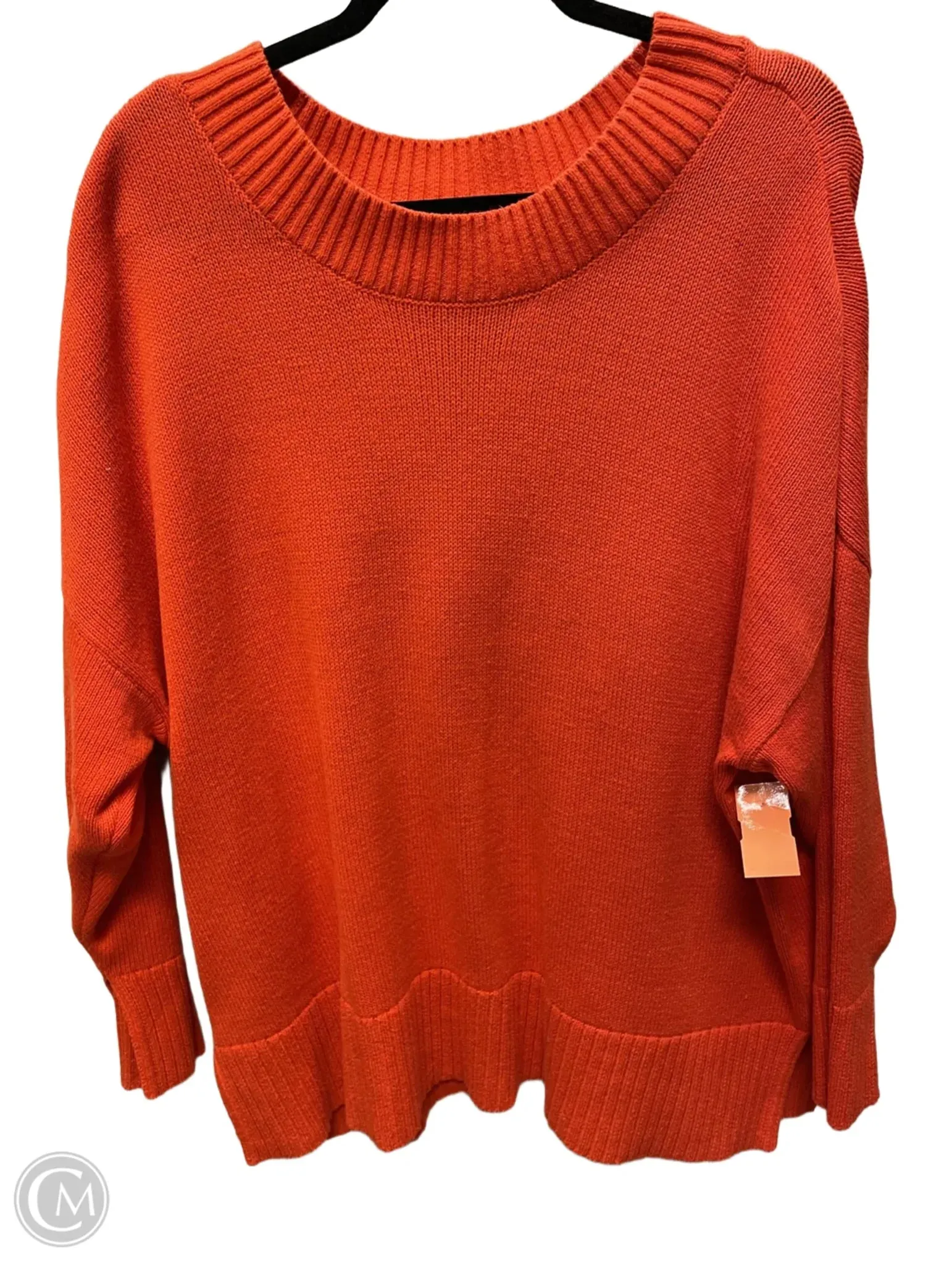 Sweater By Sonoma In Orange, Size: 2x