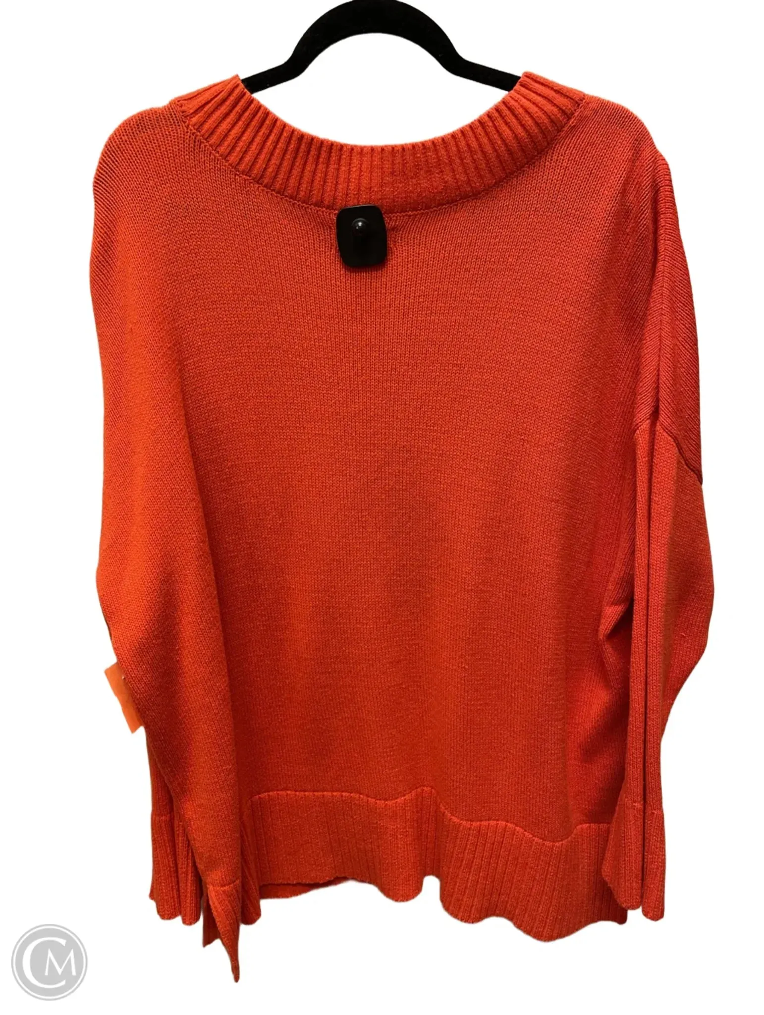 Sweater By Sonoma In Orange, Size: 2x