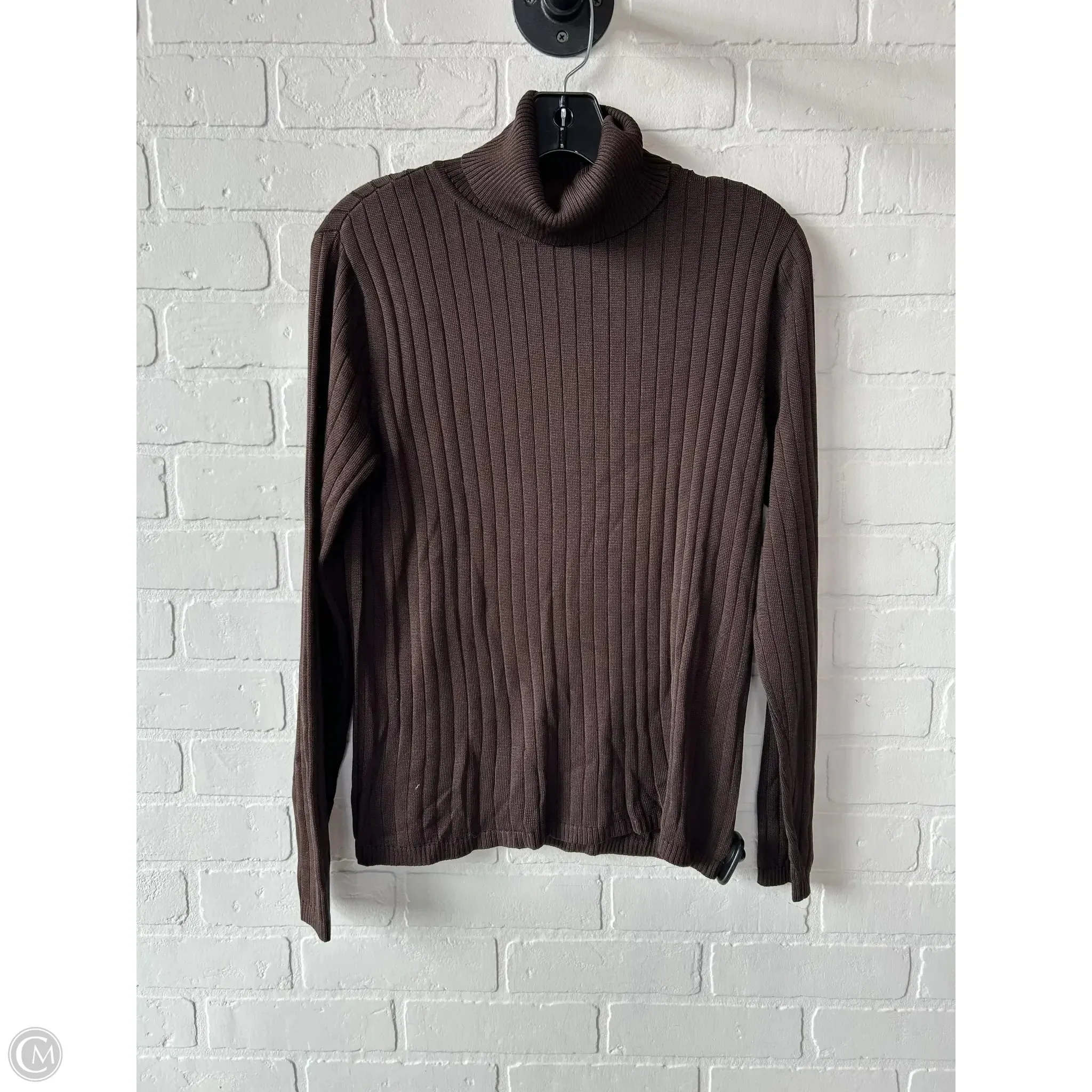 Sweater By Talbots In Brown, Size: M