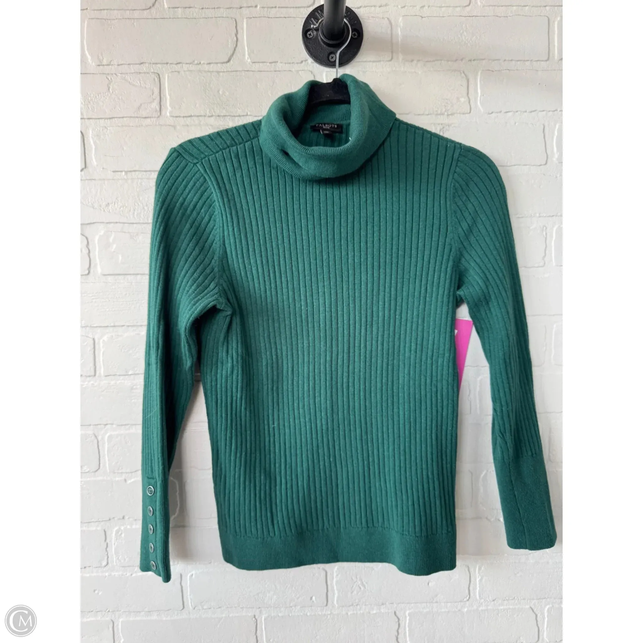 Sweater By Talbots In Green, Size: Mp