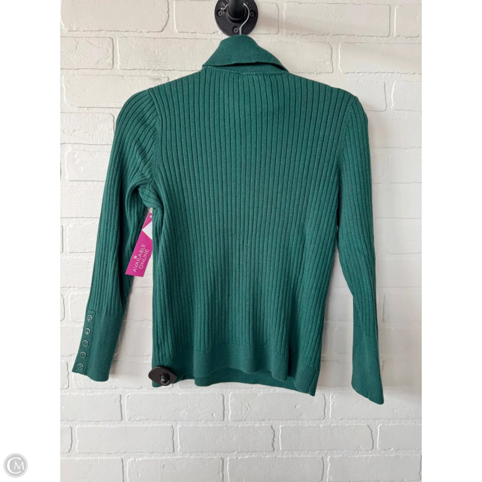 Sweater By Talbots In Green, Size: Mp