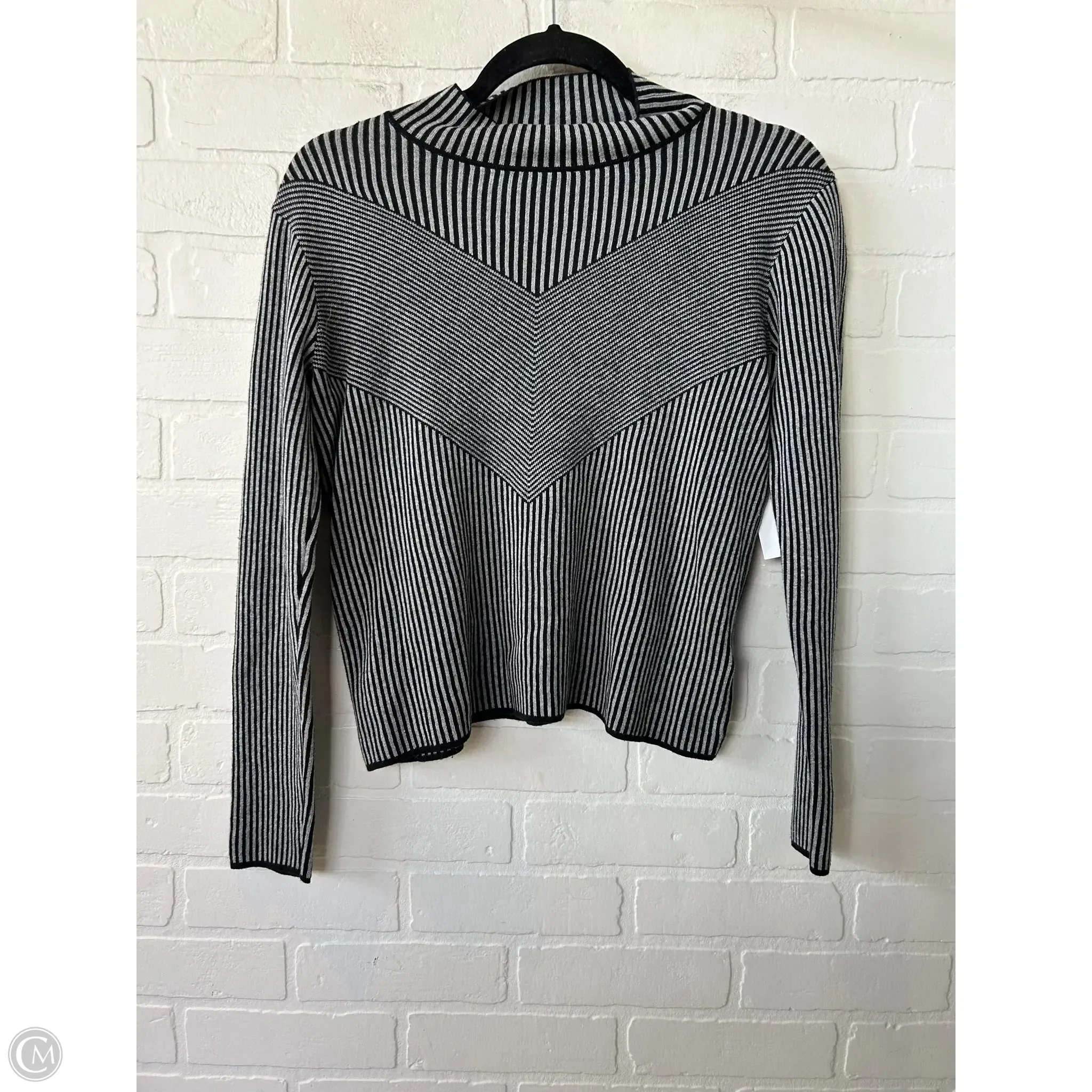 Sweater By uterque In Black & Grey, Size: S