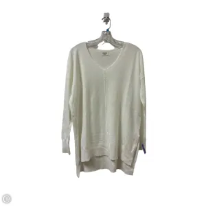 Sweater By Zenana Outfitters In White, Size: Xs