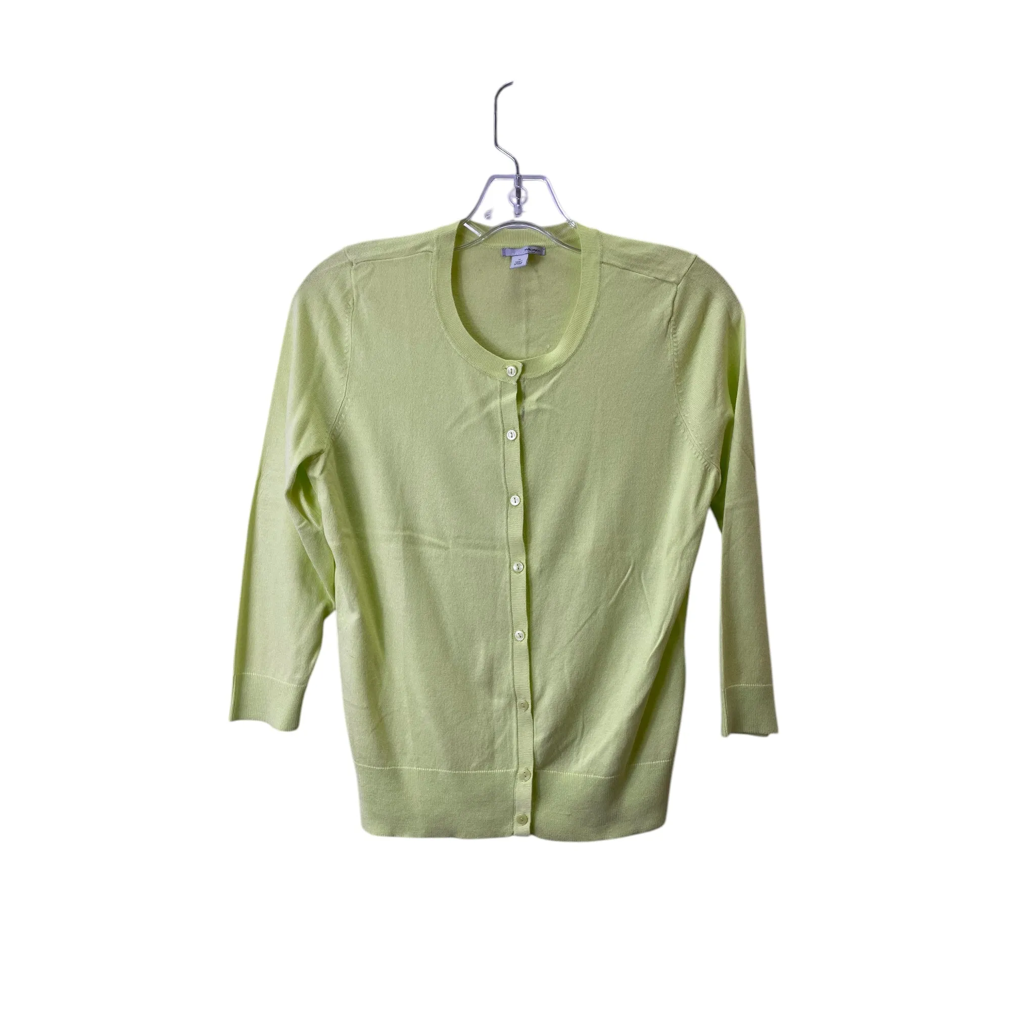 Sweater Cardigan By Halogen In Green, Size:M