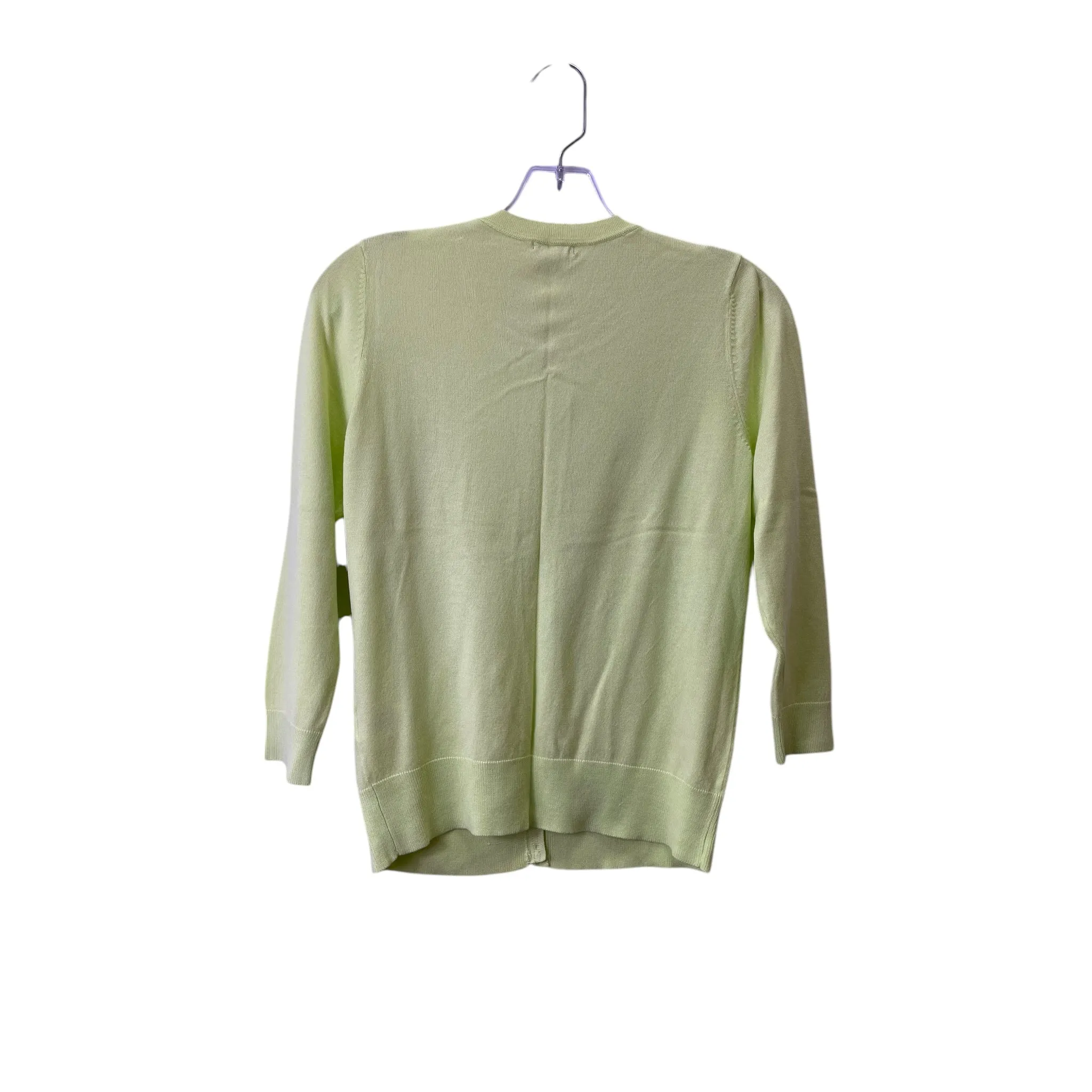 Sweater Cardigan By Halogen In Green, Size:M