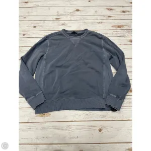 Sweatshirt Crewneck By Banana Republic In Blue, Size: L