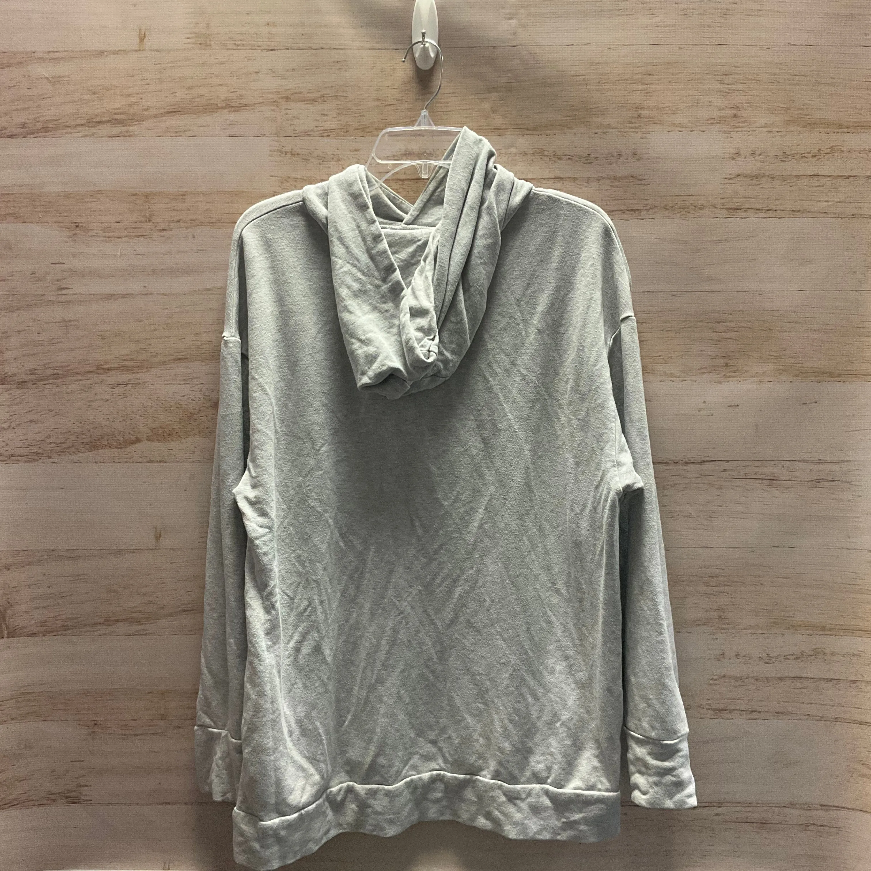 Sweatshirt Hoodie By Aerie In Grey, Size: M