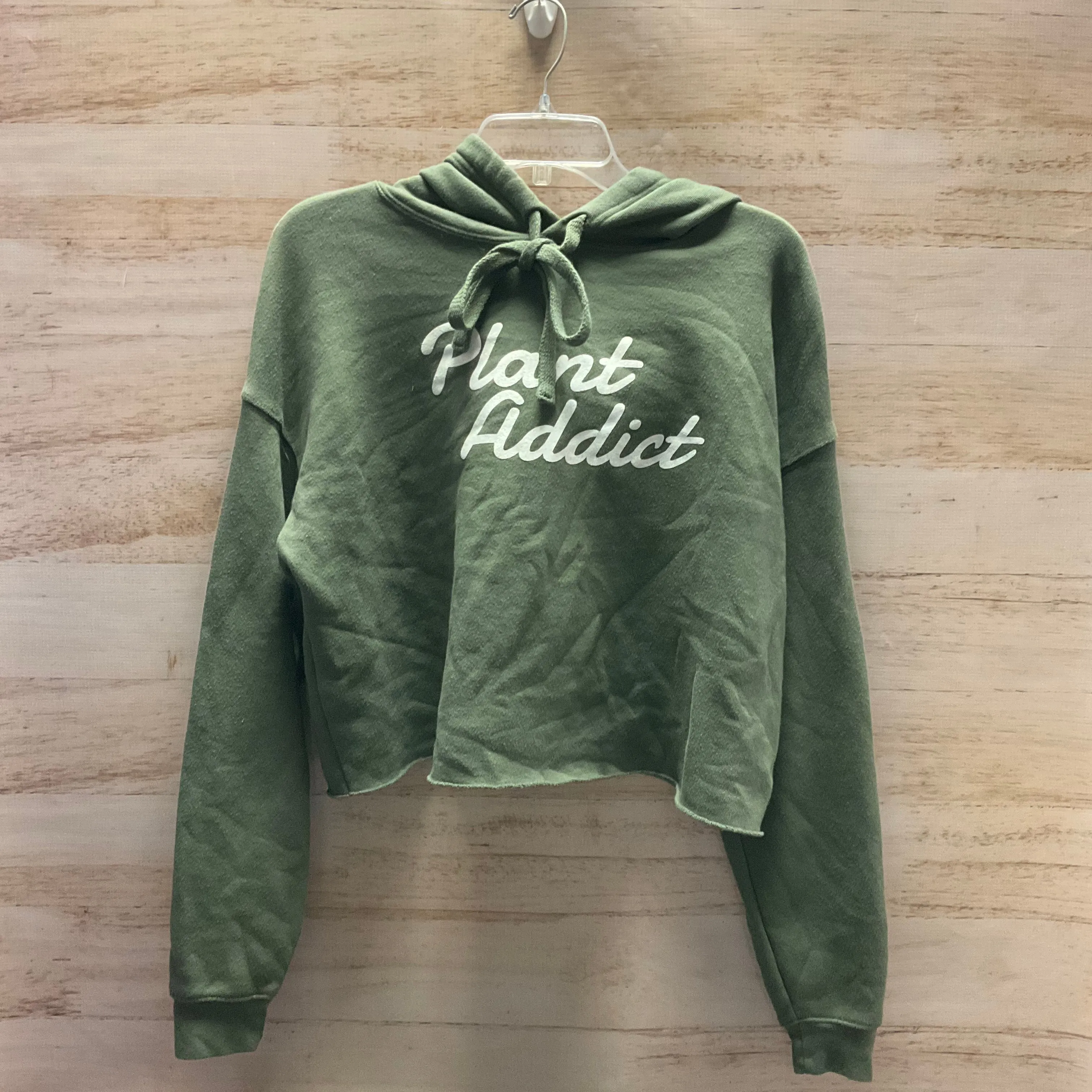 Sweatshirt Hoodie By Bella   Canvas In Green, Size: M