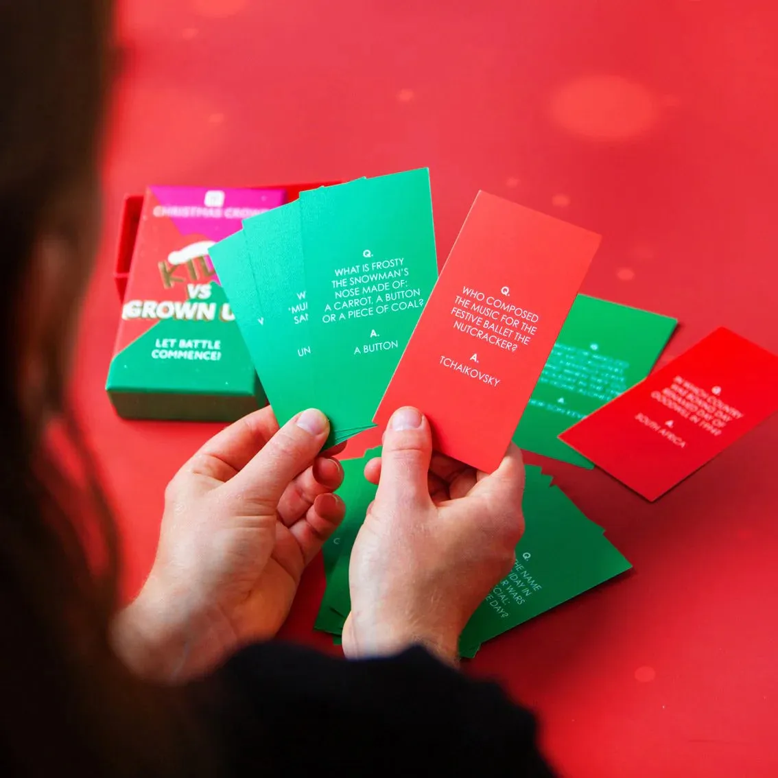 Talking Tables Kids Vs Grown Ups Christmas Quiz Game