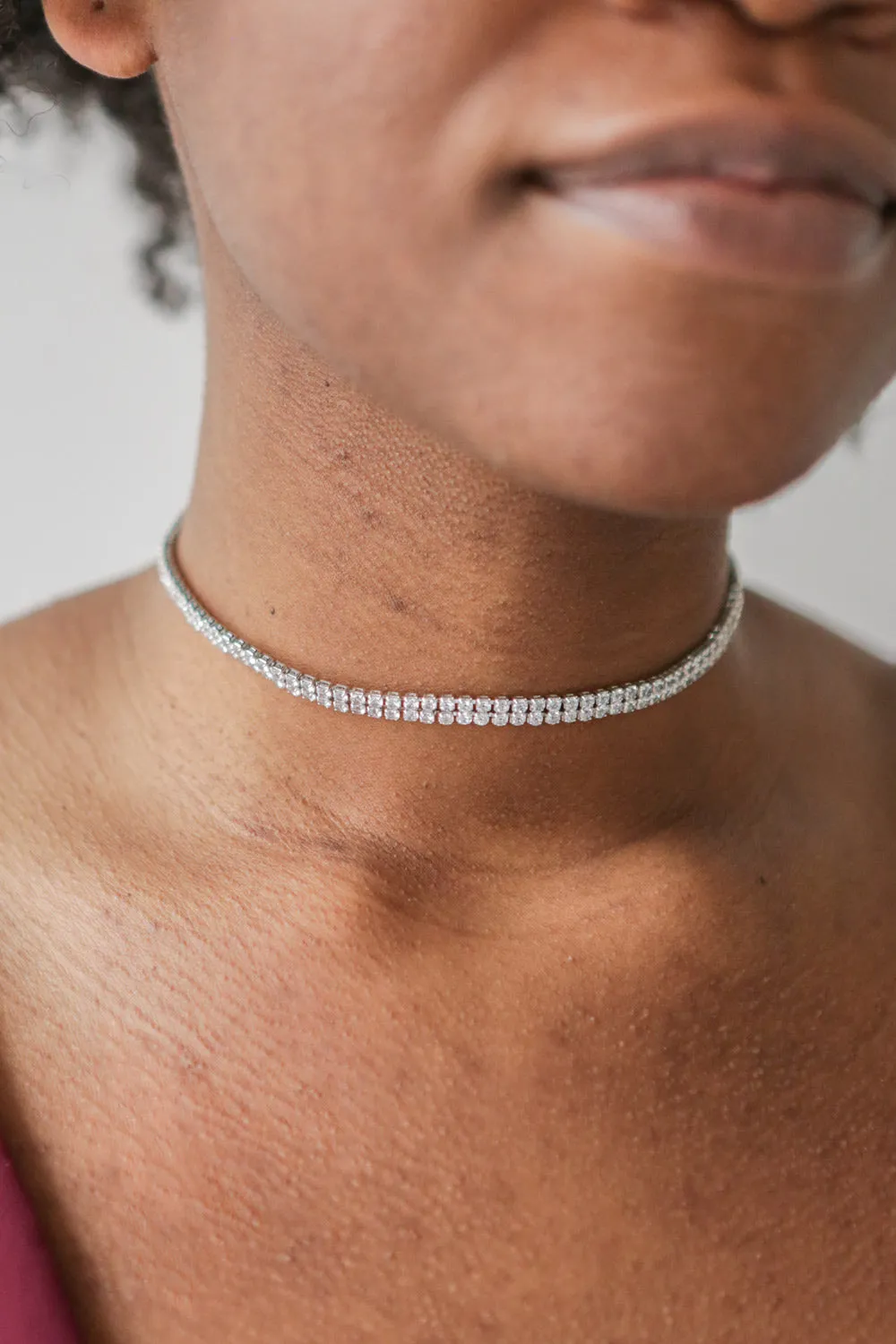 Tamarinier Silver | Crystal Choker