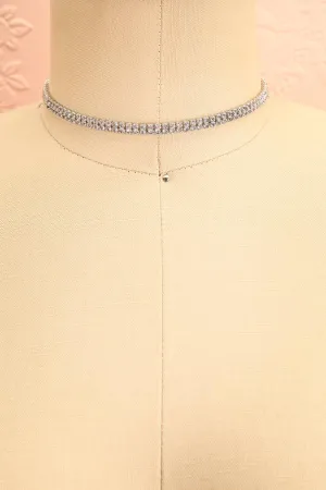 Tamarinier Silver | Crystal Choker