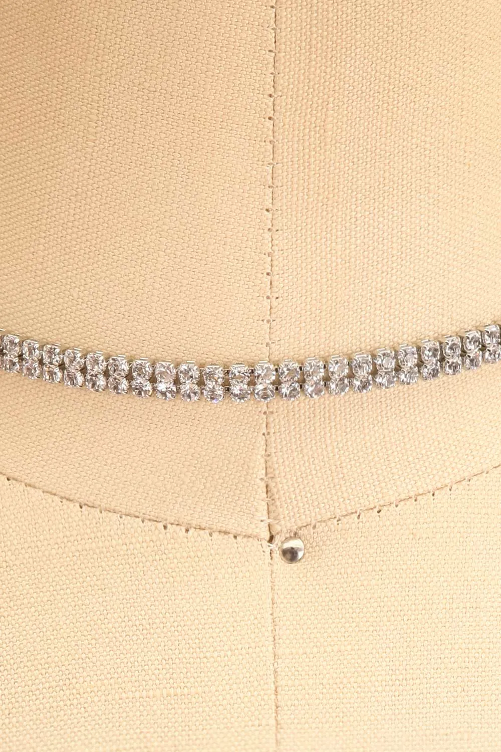 Tamarinier Silver | Crystal Choker