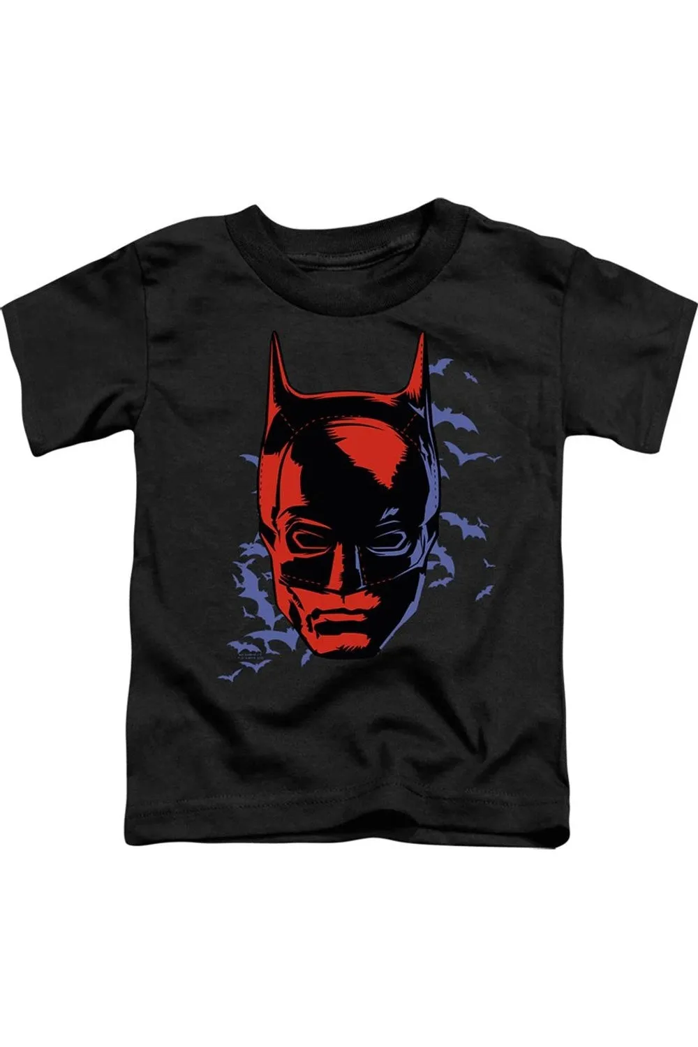 The Batman Shadowed Headshot Short Sleeve Toddler Tee / T-Shirt