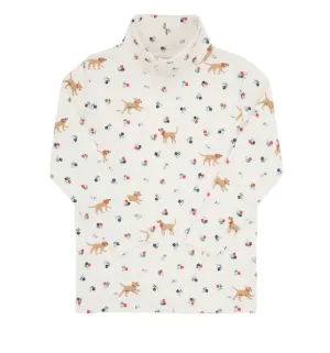 The Beaufort Bonet Company Girl's Tatum's Turtleneck -Mae Park Mini Floral