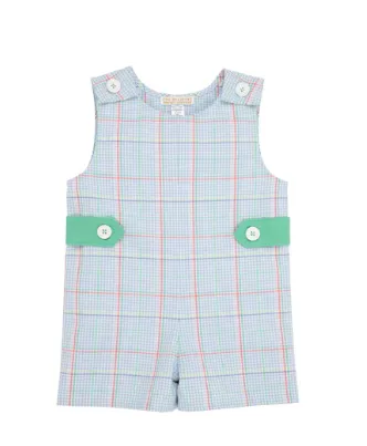 The Beaufort Bonnet Company Boy's Jack Keene Jon Jon - Piccadilly Plaid with Grace Bay Green