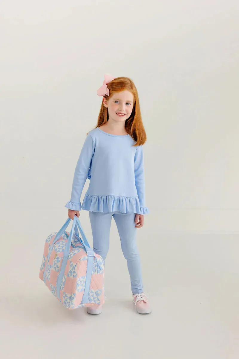 The Beaufort Bonnet Company Girl's Mitzy Sue Slacks - Beale Street Blue