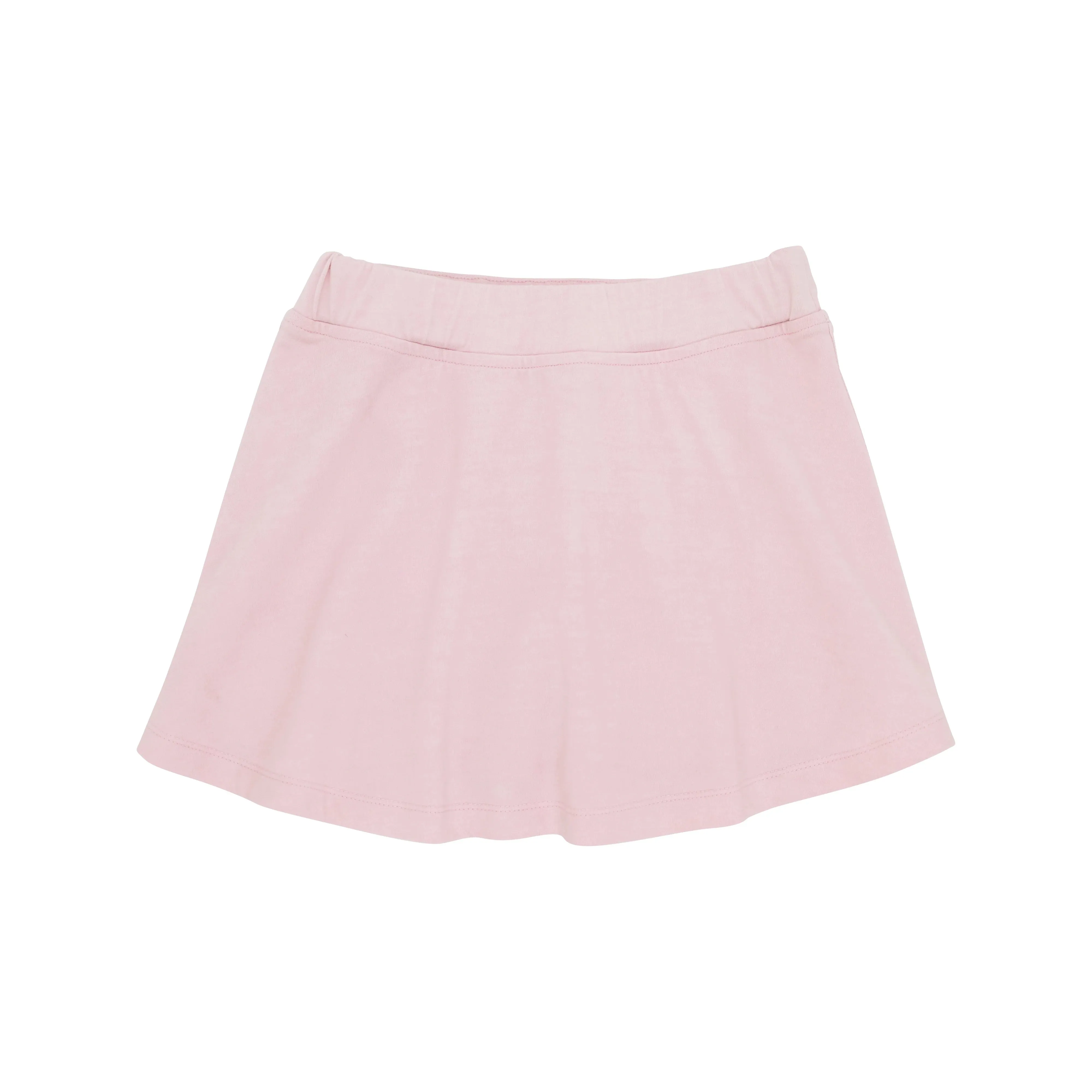The Beaufort Bonnet Company Girl's Searcy Skort - Palm Beach Pink With Beale Street Blue Stork