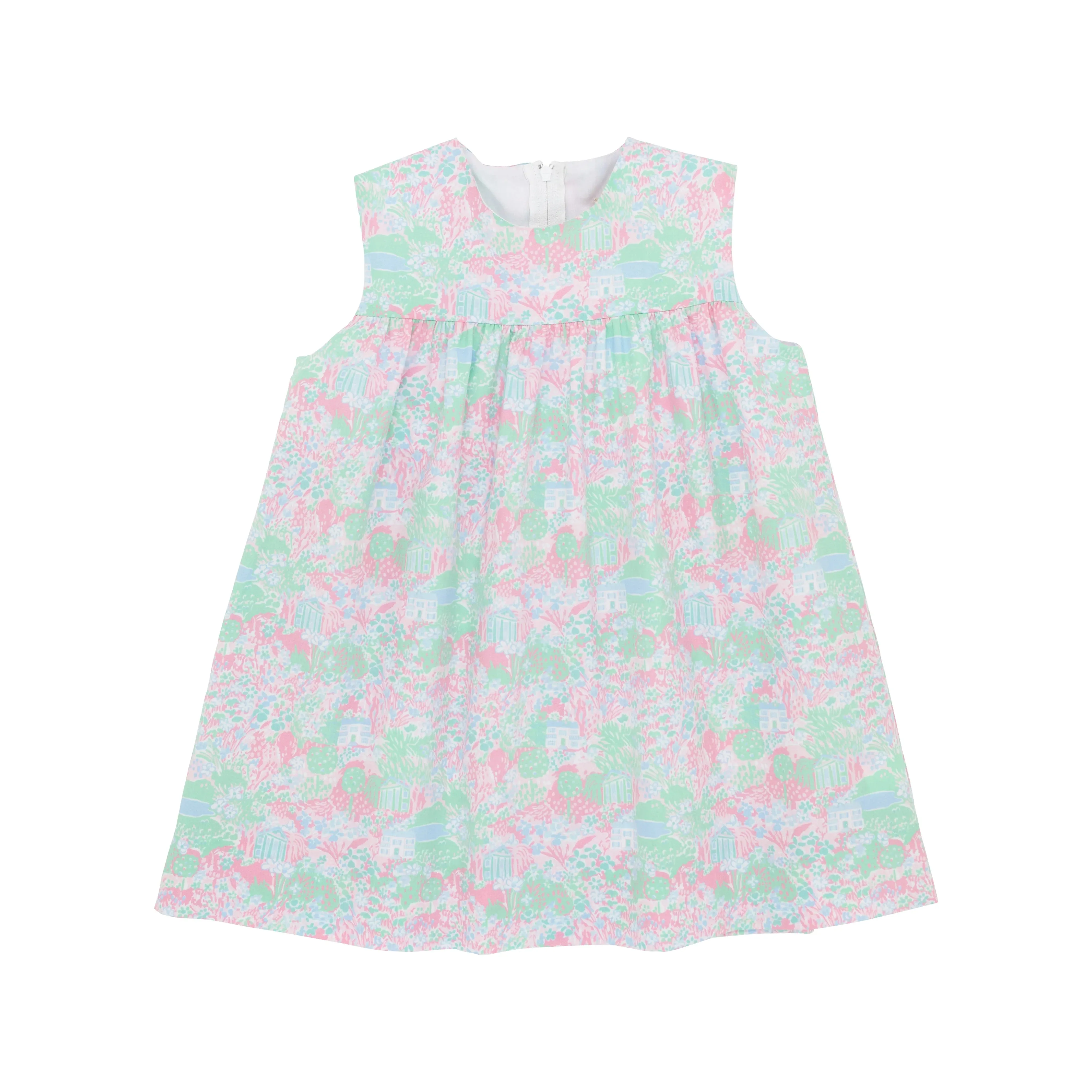 The Beaufort Bonnet Company Girl's Sleeveless McFerran Frock Dress - Beasley Blooms