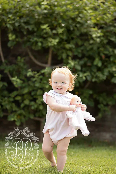 The Beaufort Bonnet Company Infant's Banbury Bubble - Palm Beach Pink With Worth Avenue White