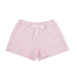 The Beaufort Bonnet Company Shipley Shorts - Palm Beach Pink With Palm Beach Pink Bow & Stork