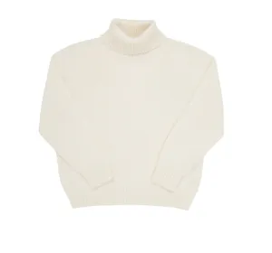 The Beaufort Bonnet Company Townsend Turtleneck Sweater - Palmetto Pearl