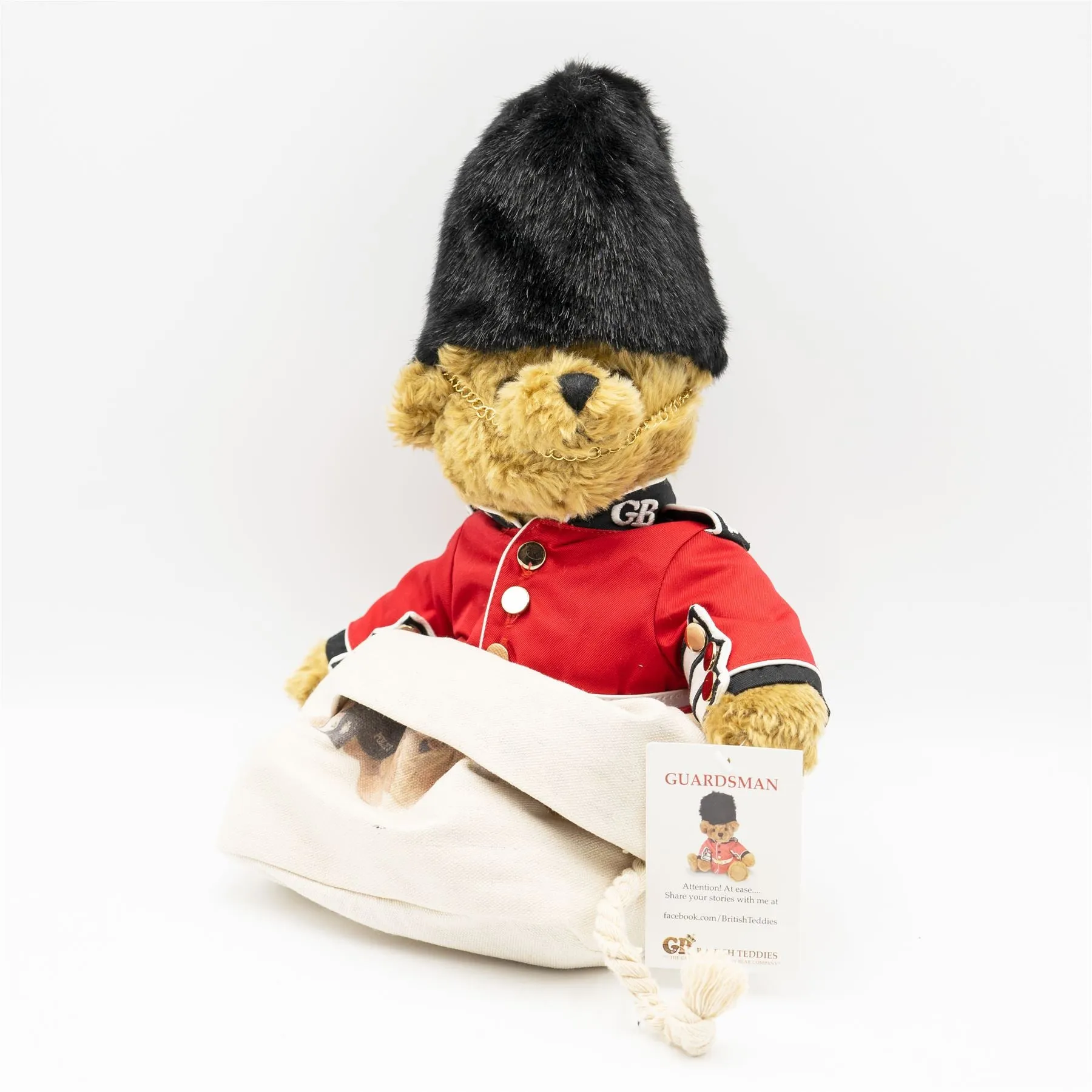 The Great British Teddy Bear Company Guardsman Bear Soft Plush Toys