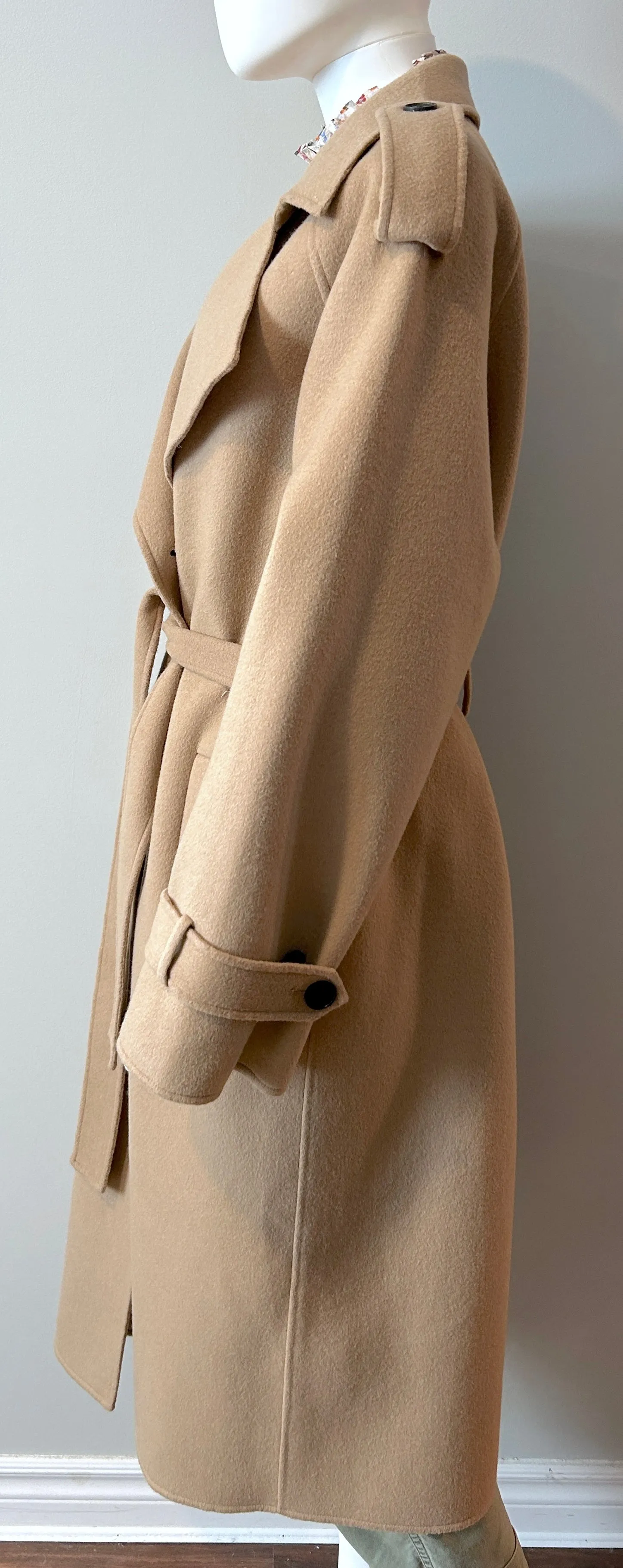 The Kooples Wool Trench Coat Size XL