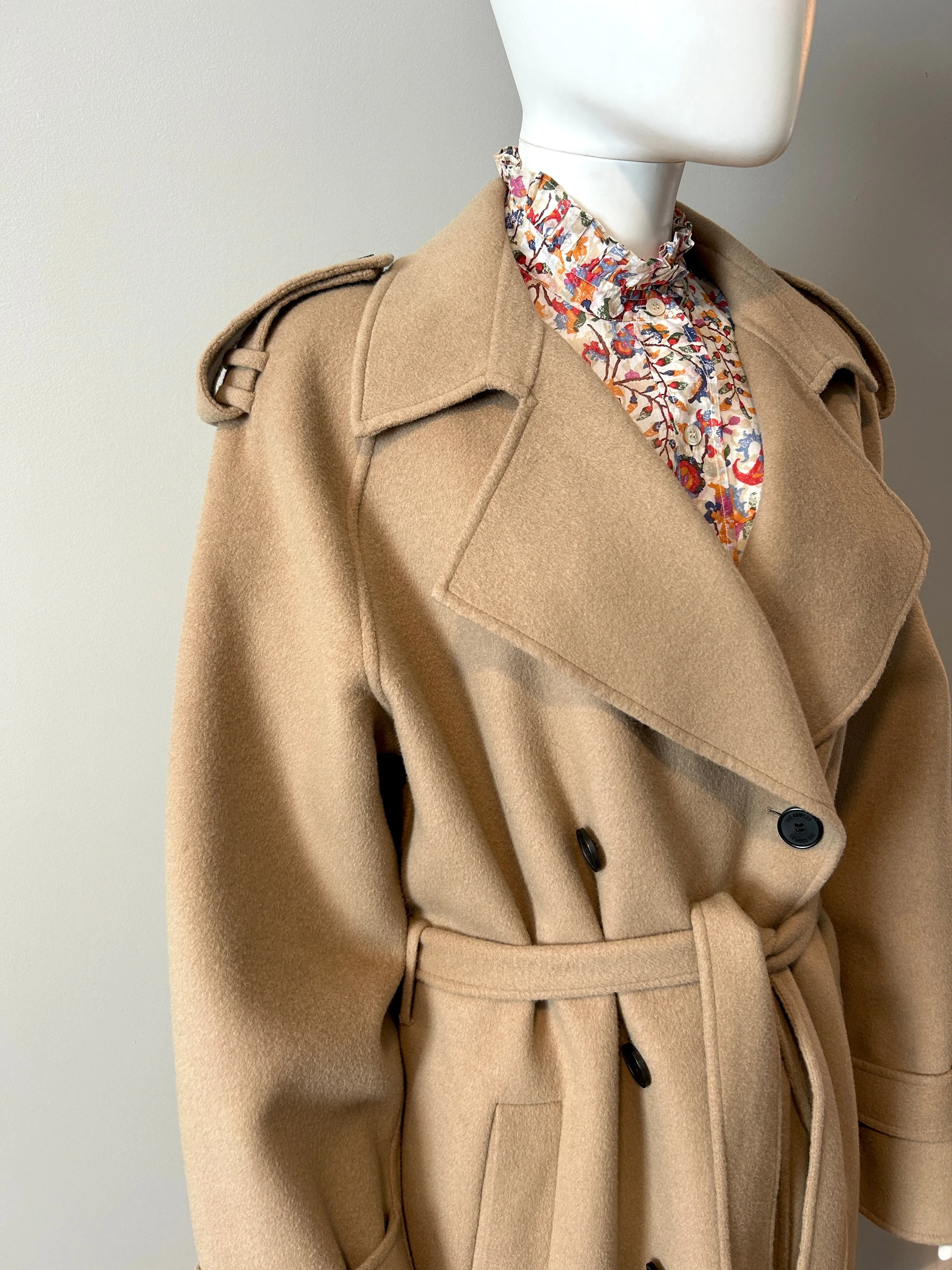 The Kooples Wool Trench Coat Size XL