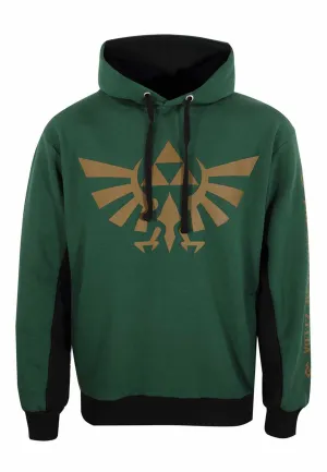 The Legend Of Zelda - Hyrule And Symbols Dark Green - Hoodie