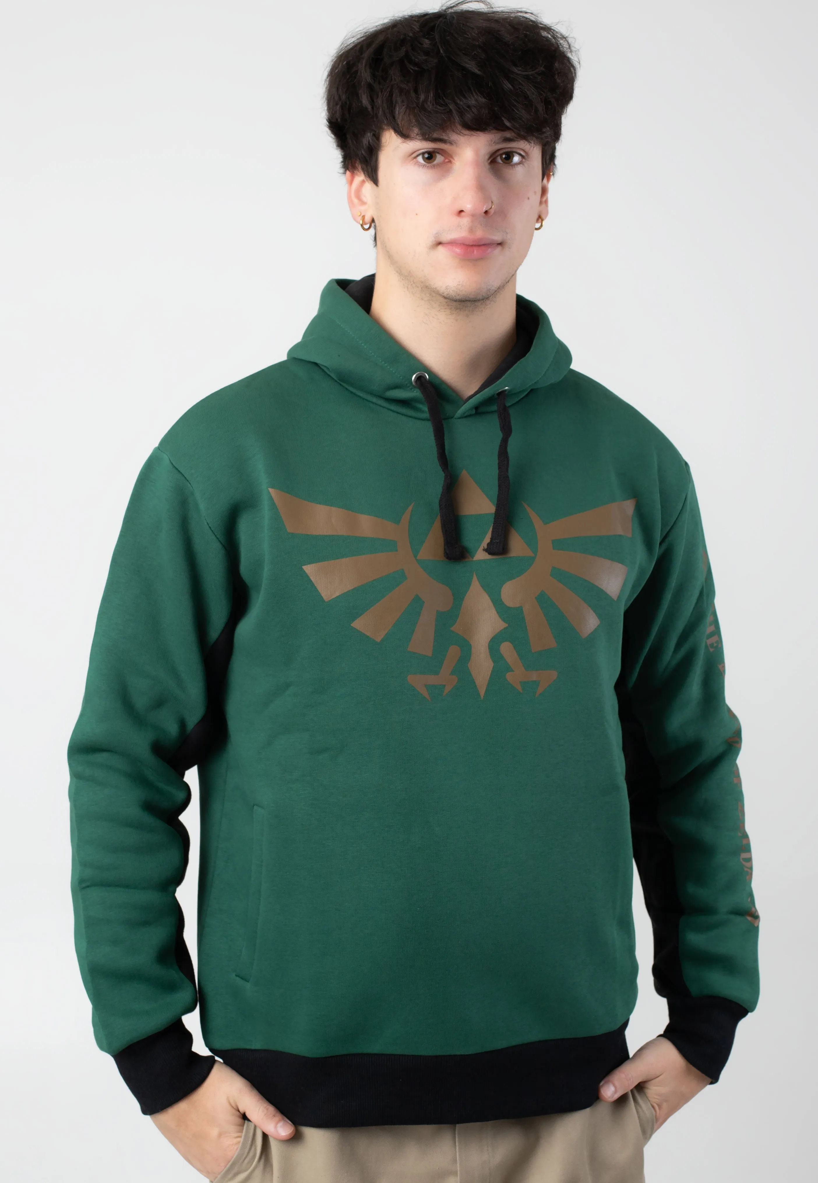 The Legend Of Zelda - Hyrule And Symbols Dark Green - Hoodie