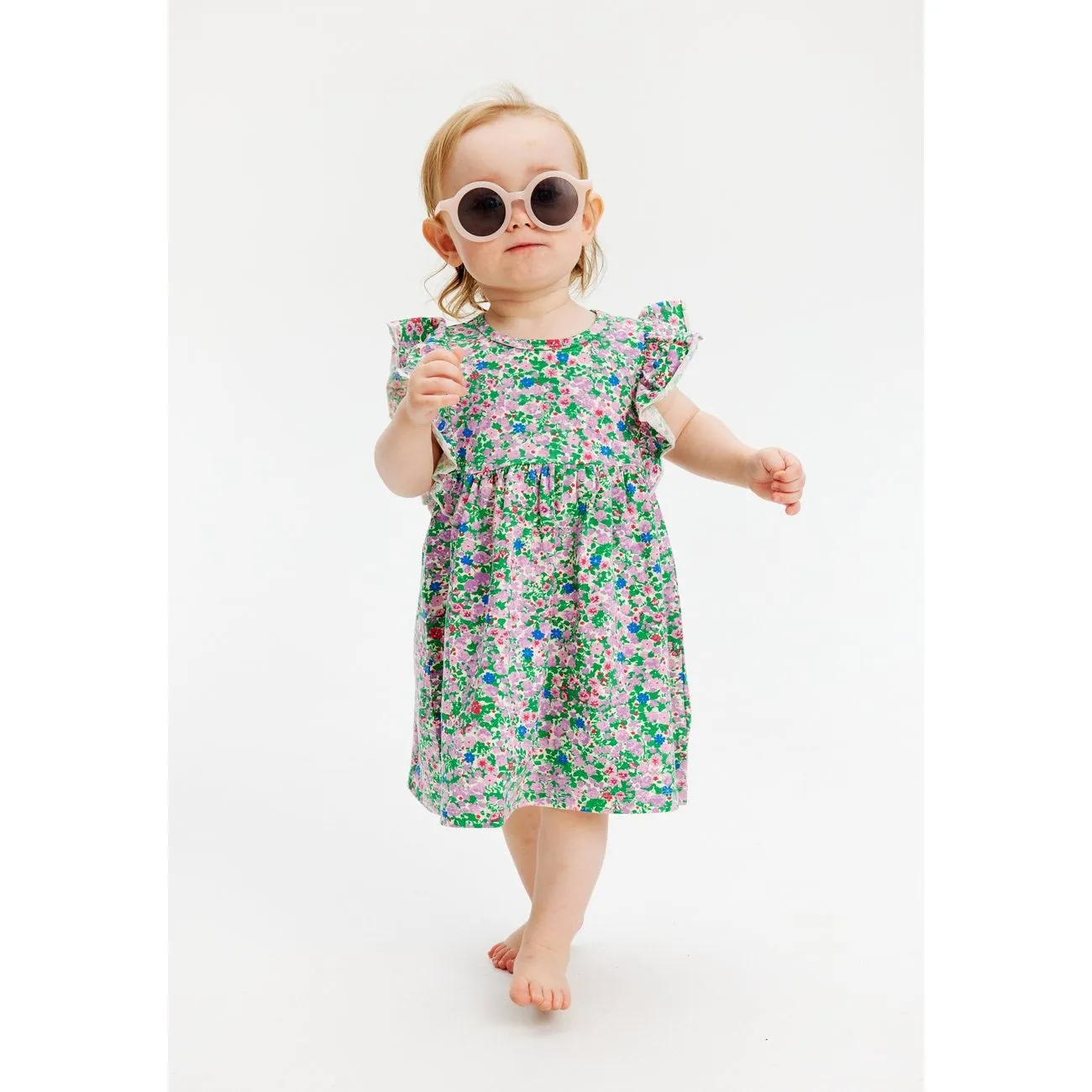 THE NEW Siblings Multi Flower AOP Janille Dress