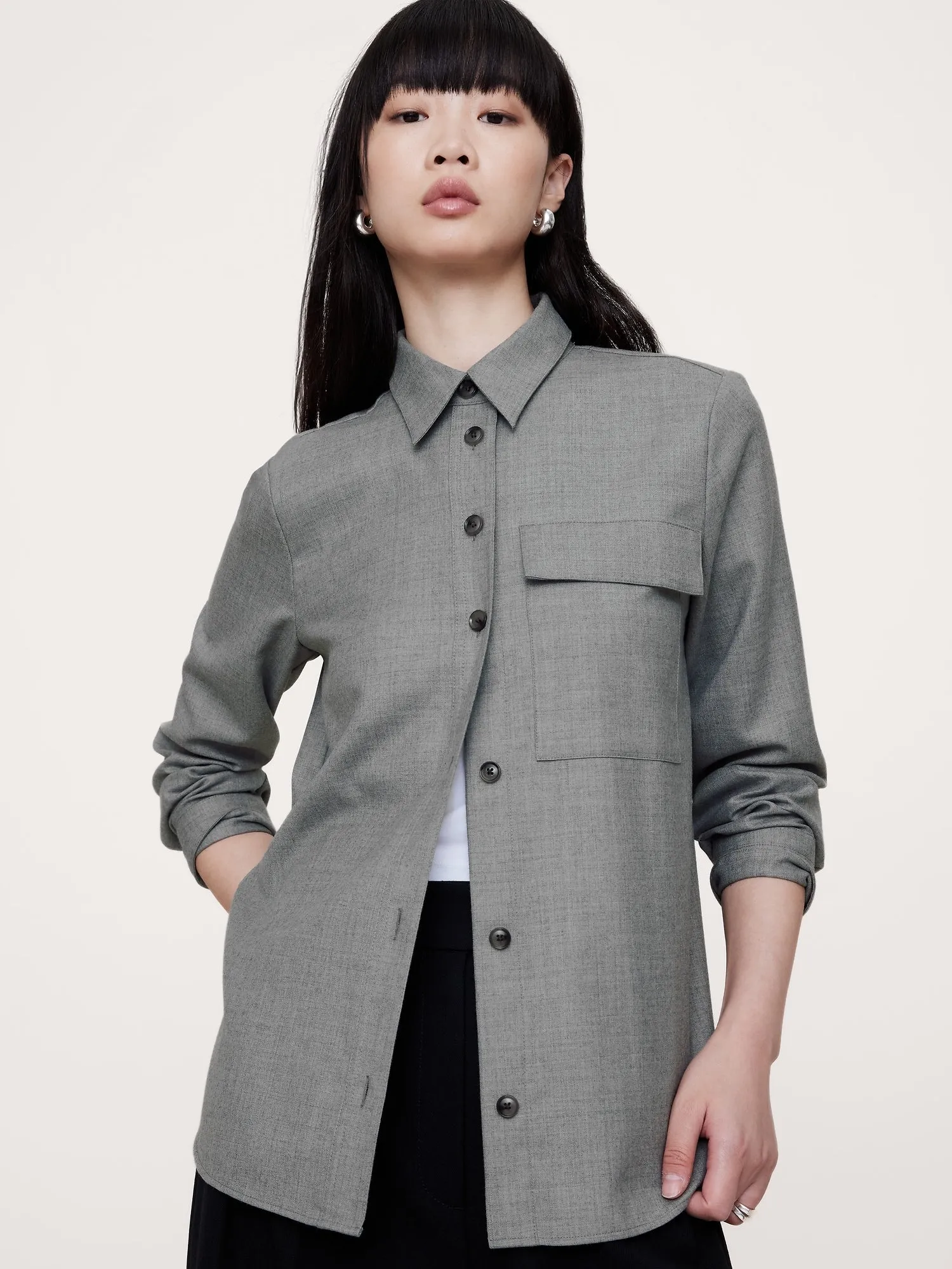 The Perfect Flannel Shirt Banana Republic
