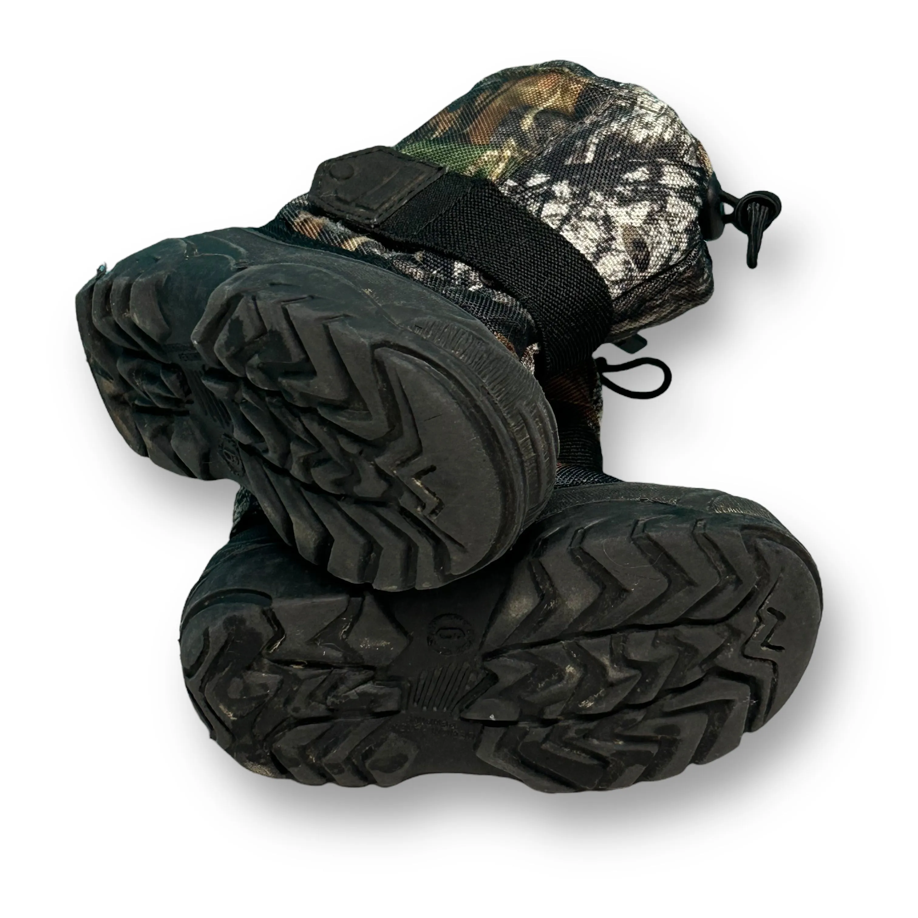 Toddler Boy Size 6 Camo Bungee Fit Weatherproof Snow Boots