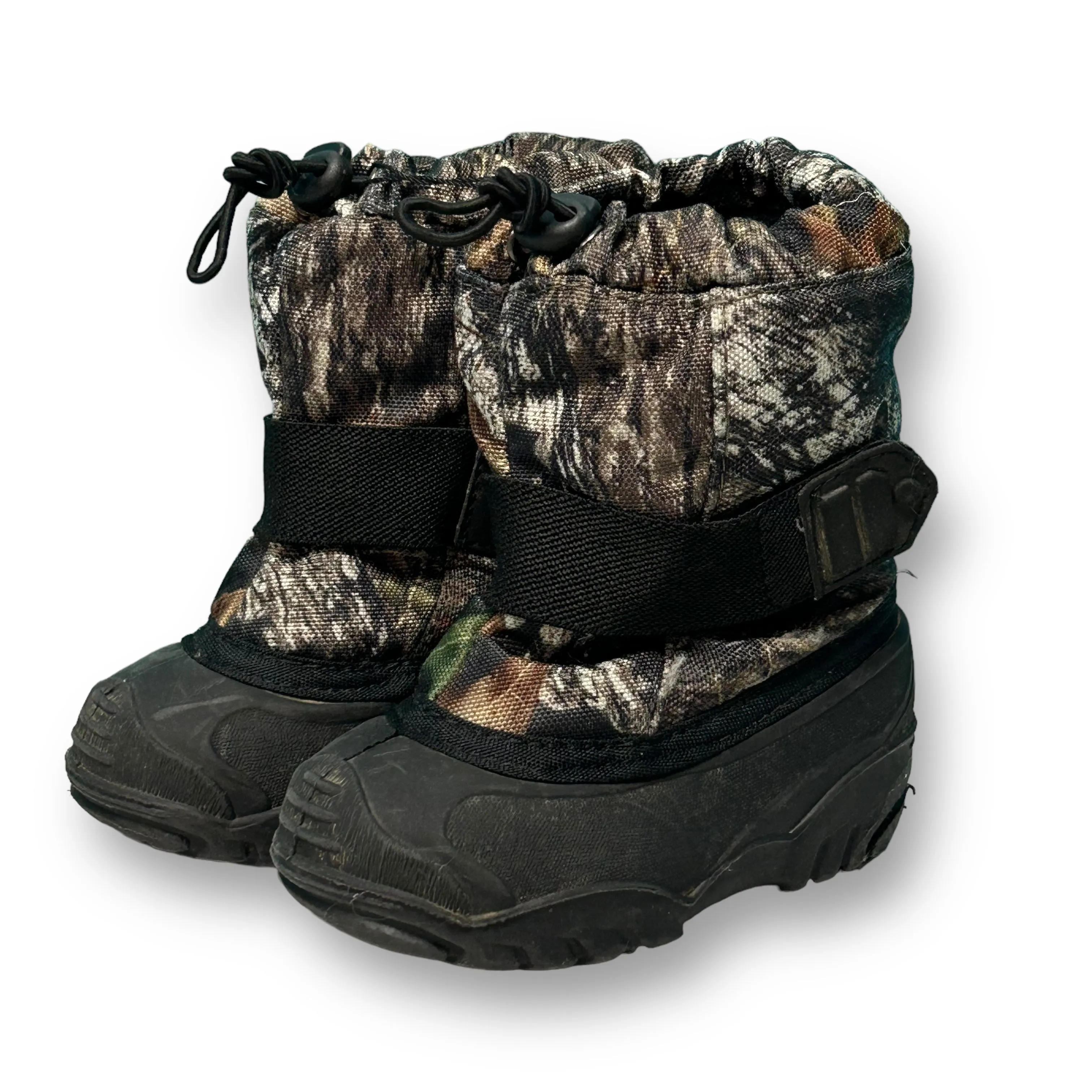 Toddler Boy Size 6 Camo Bungee Fit Weatherproof Snow Boots