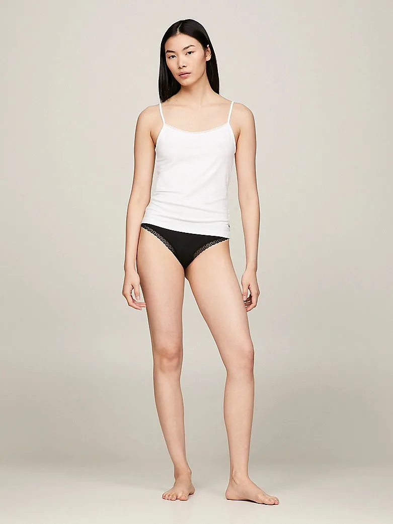 Tommy Hilfiger CAMI WITH LACE 2 Pack Womens White/Grey Heather