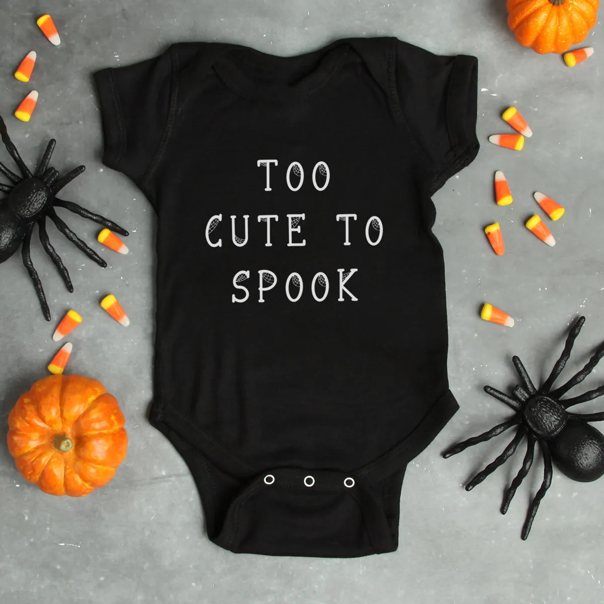 Too Cute To Spook Halloween Baby Vest