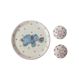 TOOTH AND LOCK ELEPHANT (PINK)