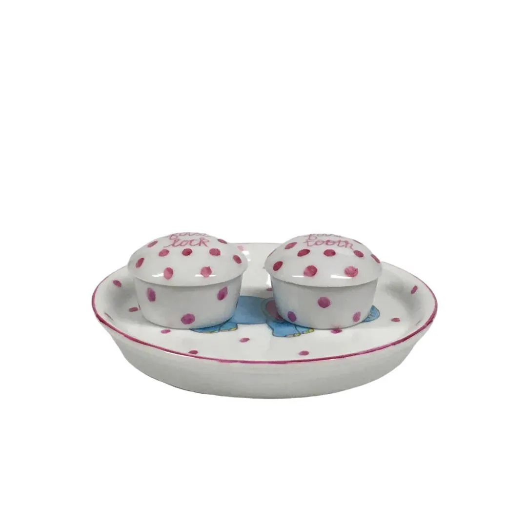 TOOTH AND LOCK ELEPHANT (PINK)