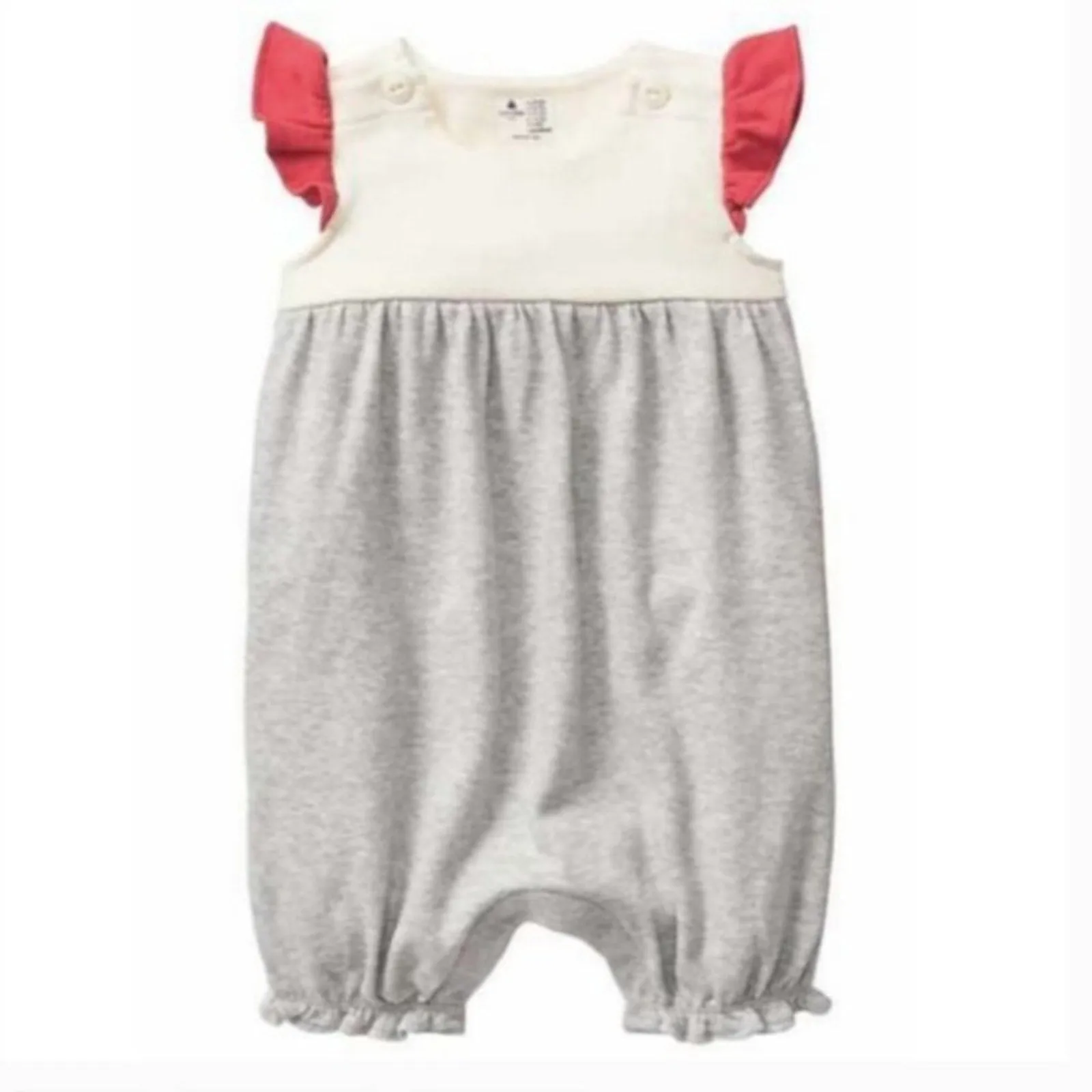 Top Rated Baby Gap Red, White & Grey Romper 0-3 Months  Dont Miss Out!