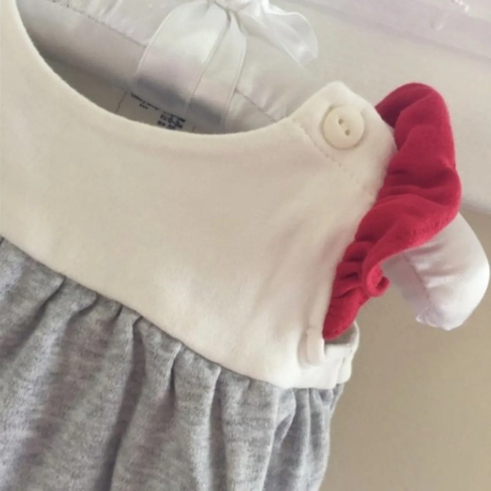 Top Rated Baby Gap Red, White & Grey Romper 0-3 Months  Dont Miss Out!