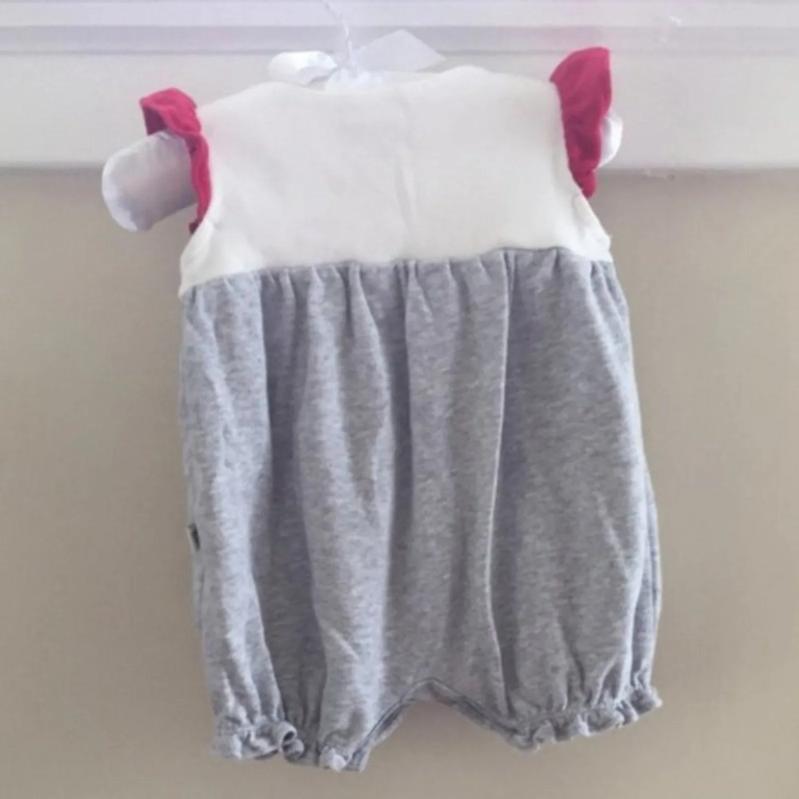 Top Rated Baby Gap Red, White & Grey Romper 0-3 Months  Dont Miss Out!