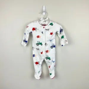 Top Rated Joules Farmyard Babygrow Footie 0-3 Months  Almost Gone!