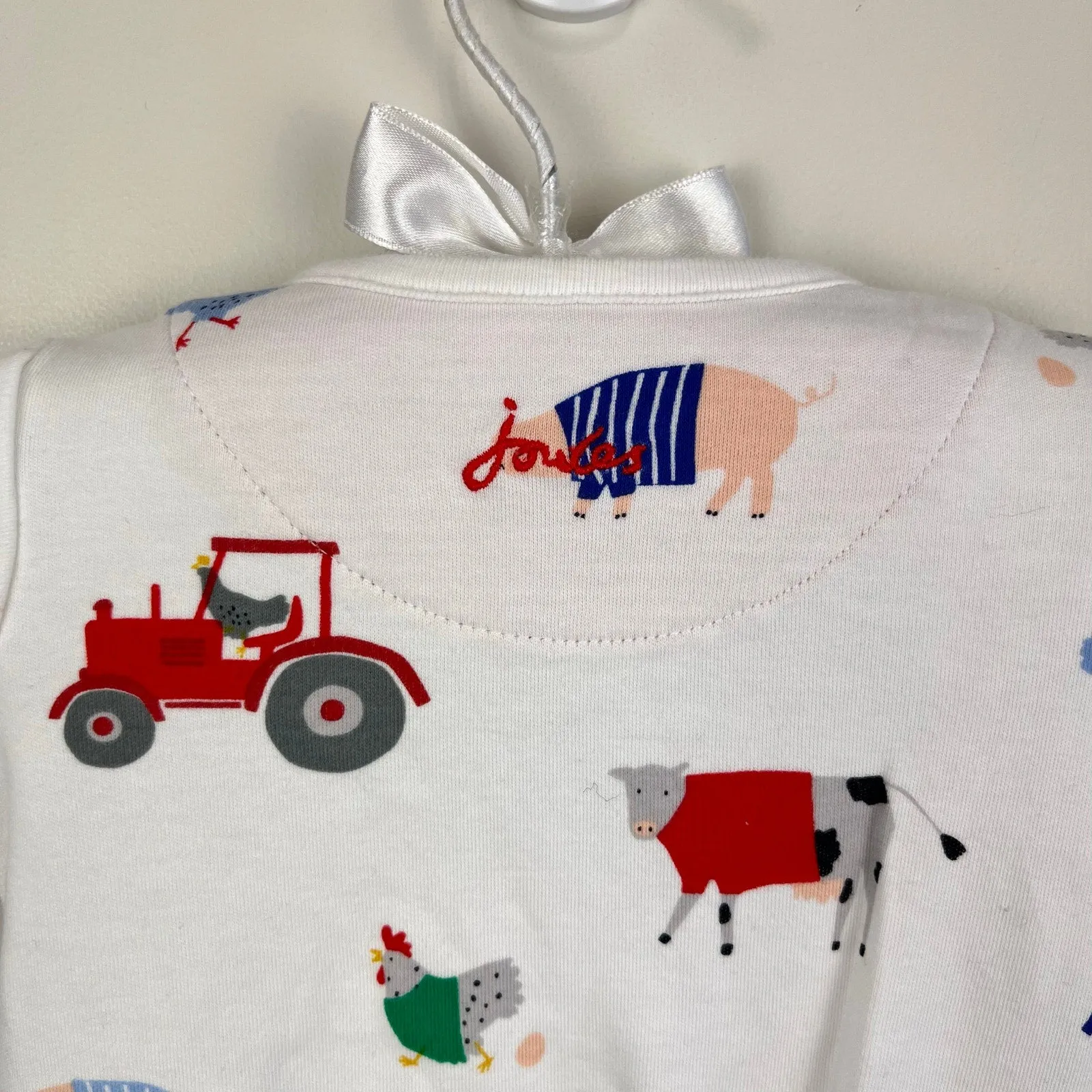Top Rated Joules Farmyard Babygrow Footie 0-3 Months  Almost Gone!