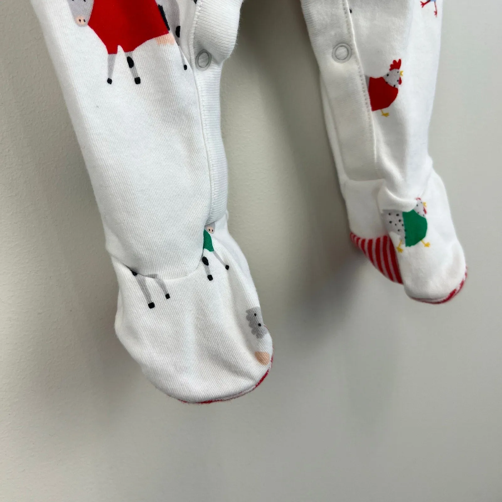 Top Rated Joules Farmyard Babygrow Footie 0-3 Months  Almost Gone!