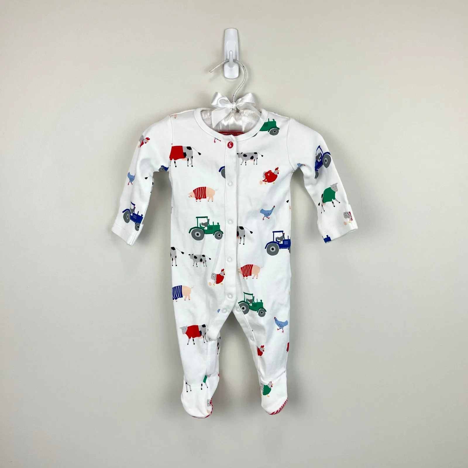 Top Rated Joules Farmyard Babygrow Footie 0-3 Months  Almost Gone!