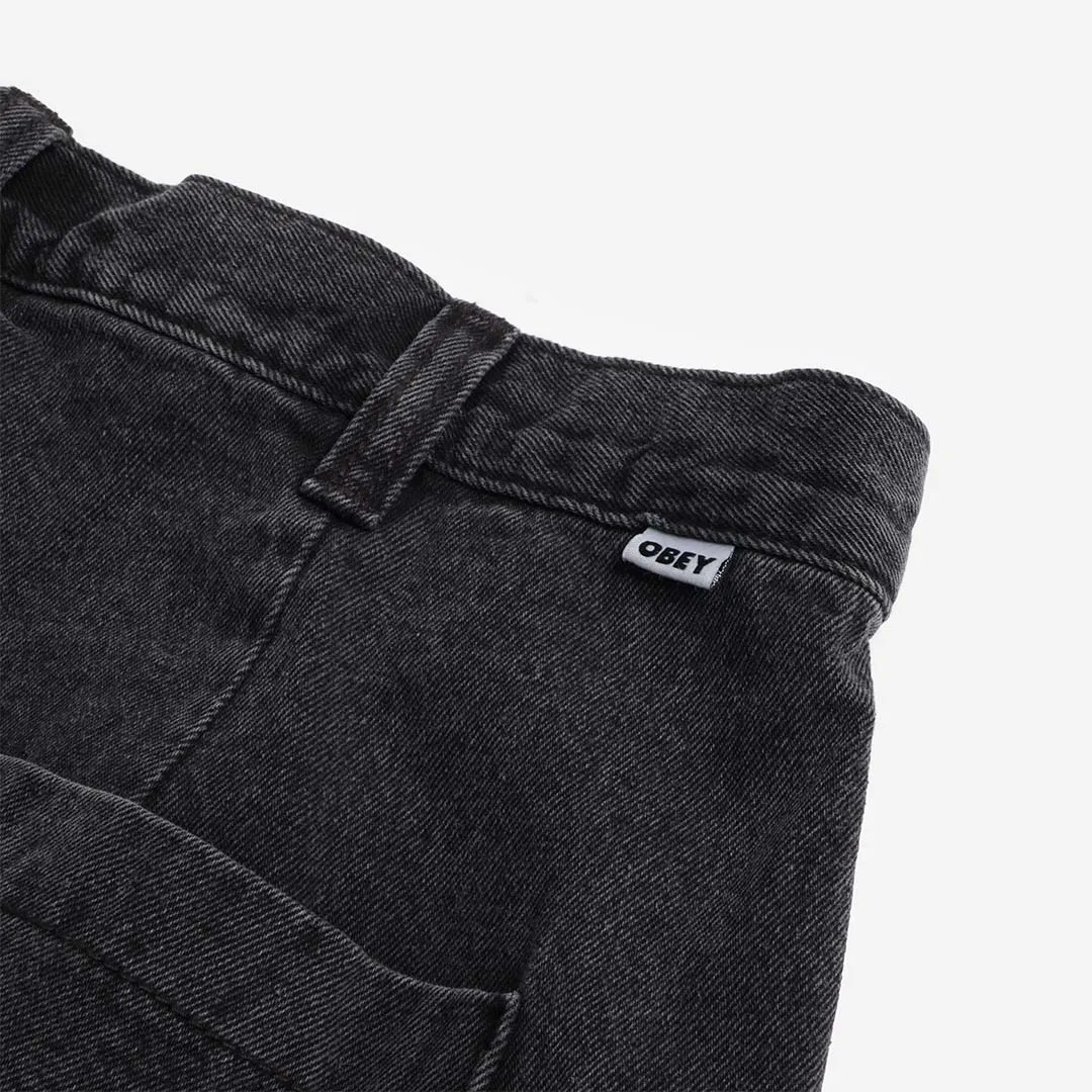 Top Rated OBEY Oliver Denim Pleated Pant  Limited Stock!