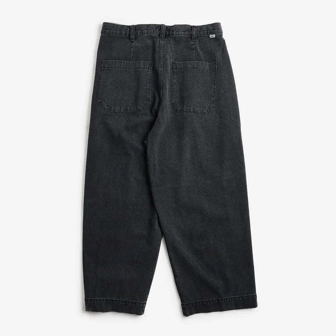 Top Rated OBEY Oliver Denim Pleated Pant  Limited Stock!