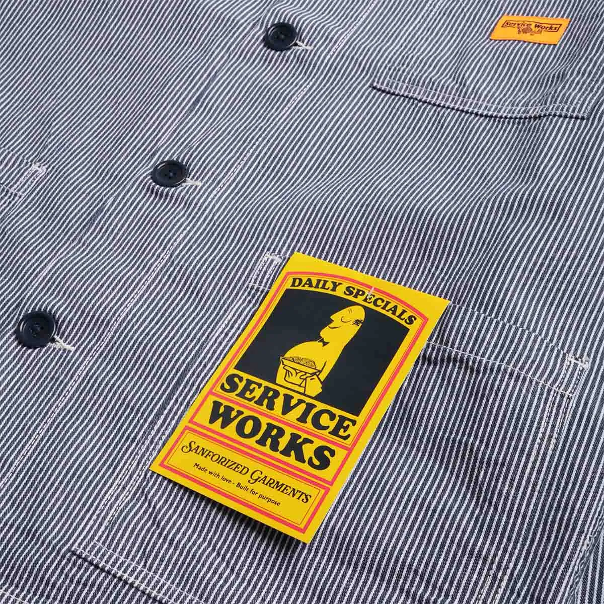 Top Rated Service Works Hickory Chore Shirt  Going Fast!