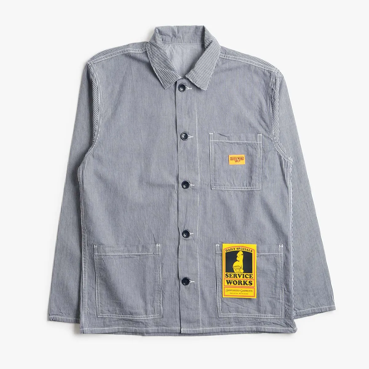 Top Rated Service Works Hickory Chore Shirt  Going Fast!