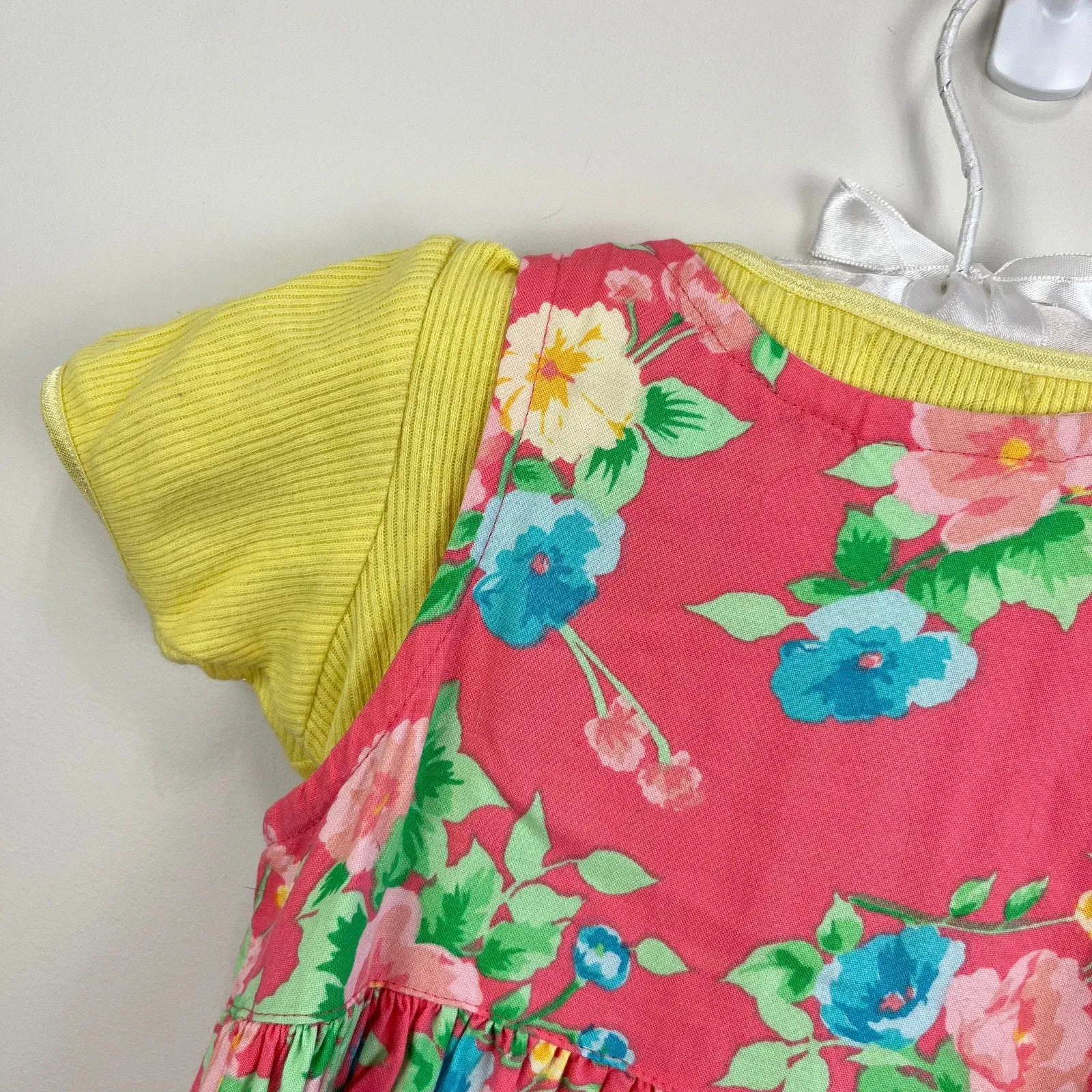 Top Rated Vintage All Mine Pink Floral Dress Set 18 Months  Today Only!